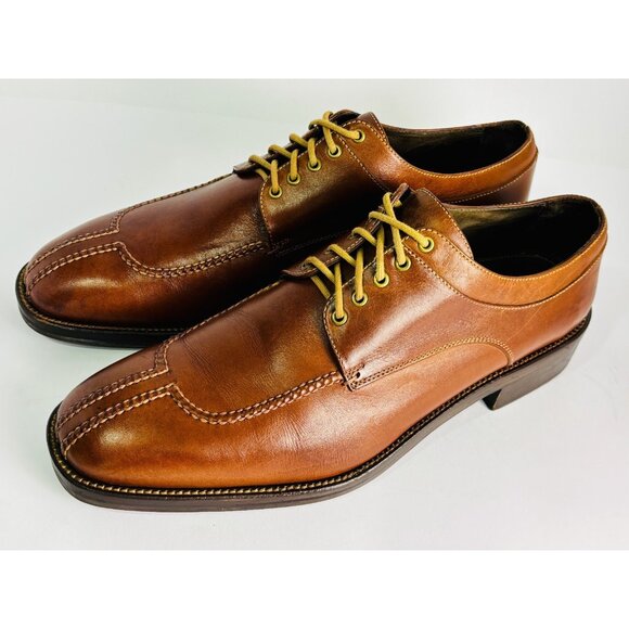 VTG Cole Haan Country Men\'s Apron-Toe Lug-Sole Oxford Shoe 07305 Leather 13 M main image 9